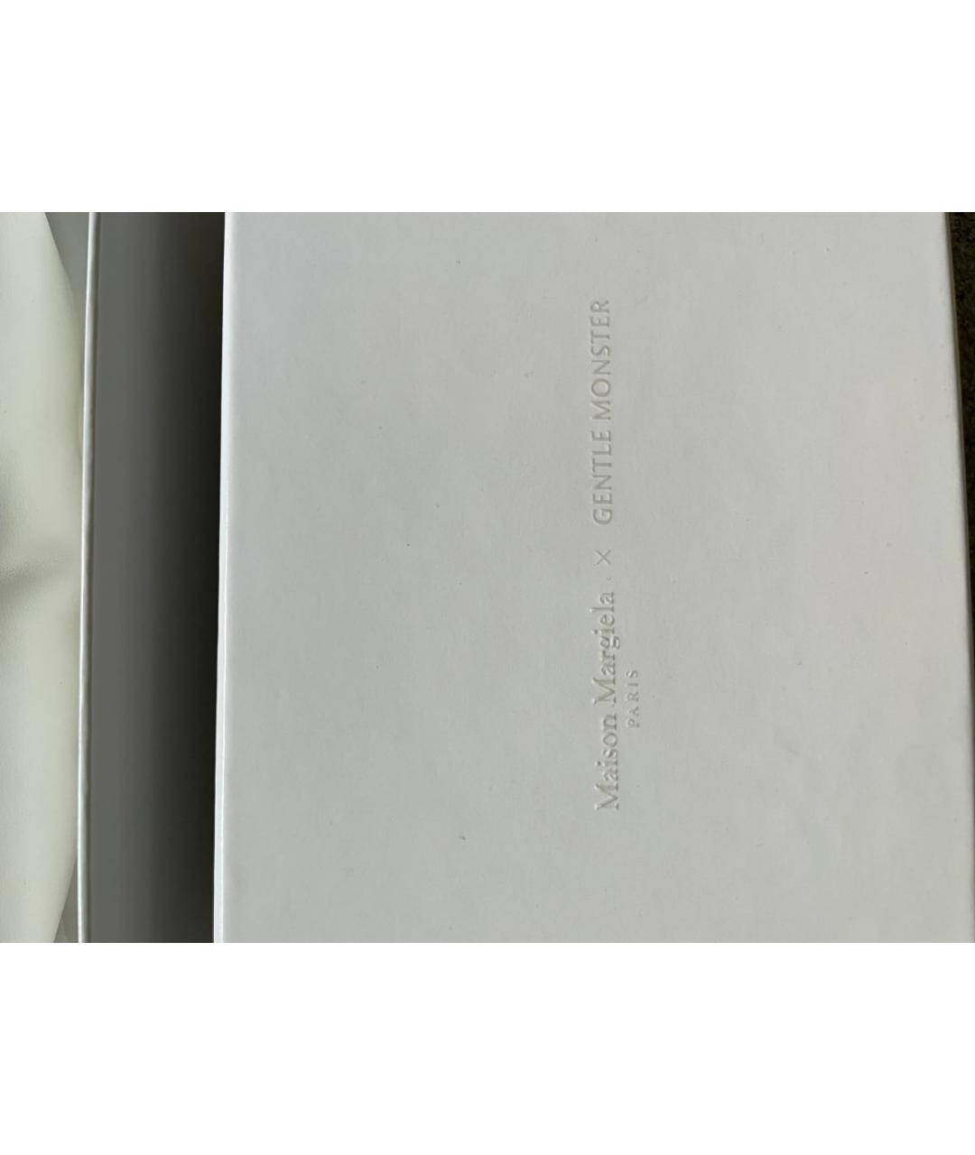MAISON MARGIELA Черные пластиковые солнцезащитные очки, фото 9