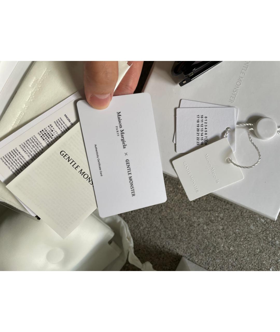 MAISON MARGIELA Черные пластиковые солнцезащитные очки, фото 8