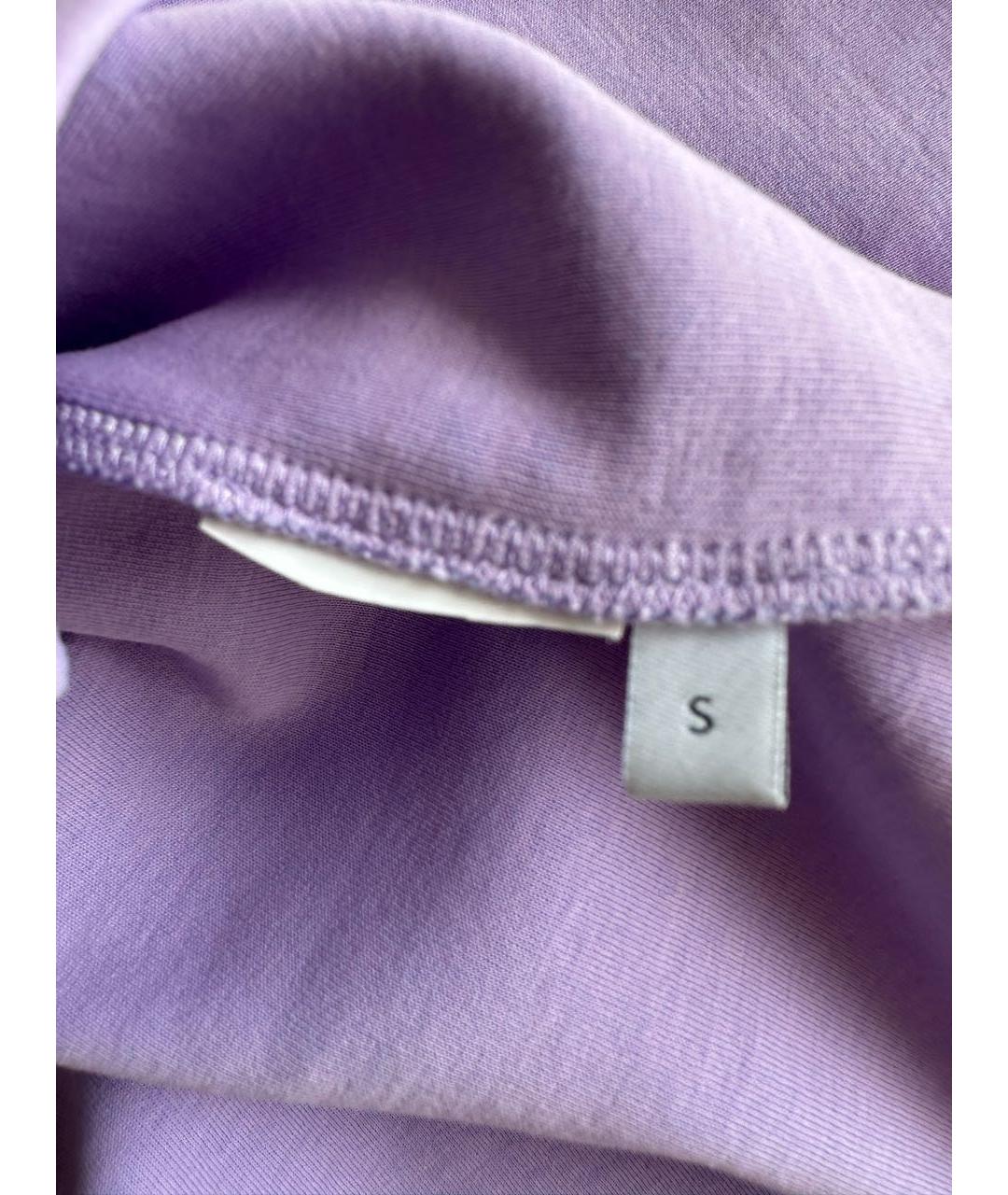 LOEWE Фиолетовая хлопковая футболка, фото 7
