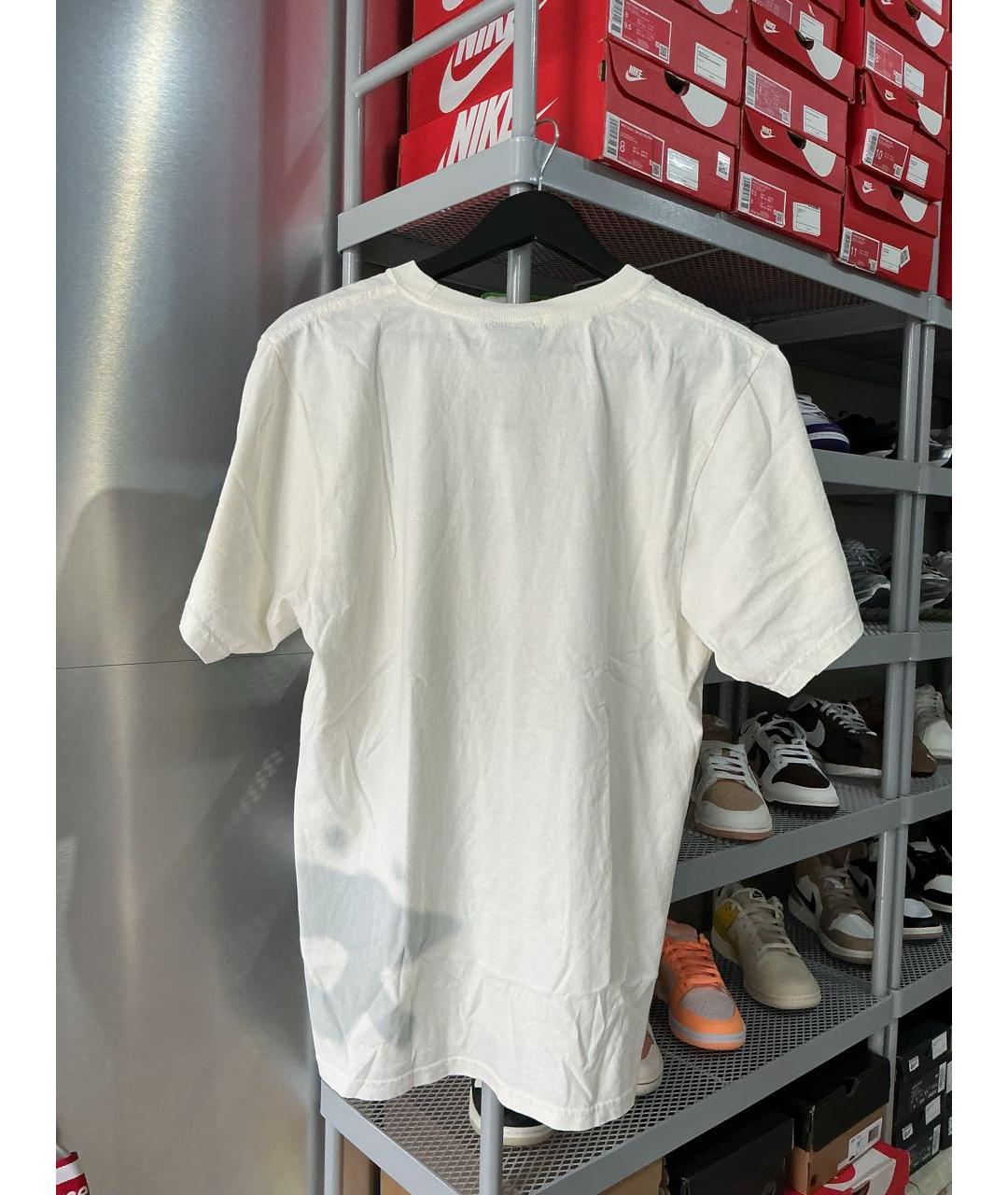 STUSSY Белая хлопковая футболка, фото 2