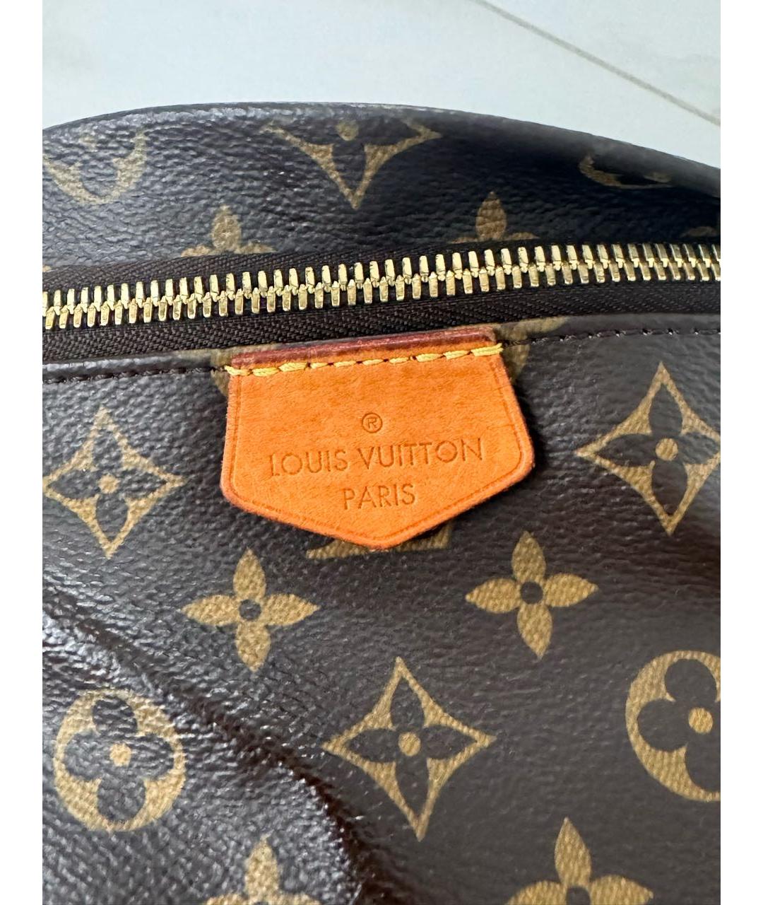 LOUIS VUITTON Коричневая поясная сумка, фото 6