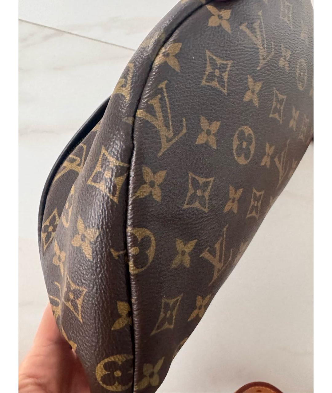 LOUIS VUITTON Коричневая поясная сумка, фото 4