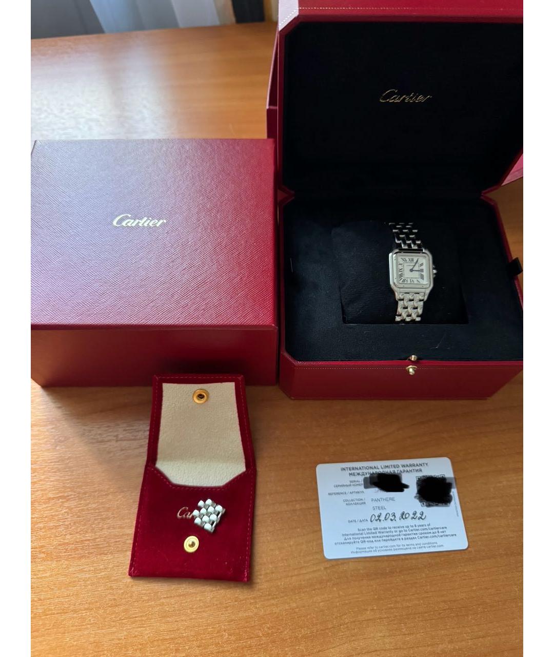 CARTIER Часы из белого золота, фото 4