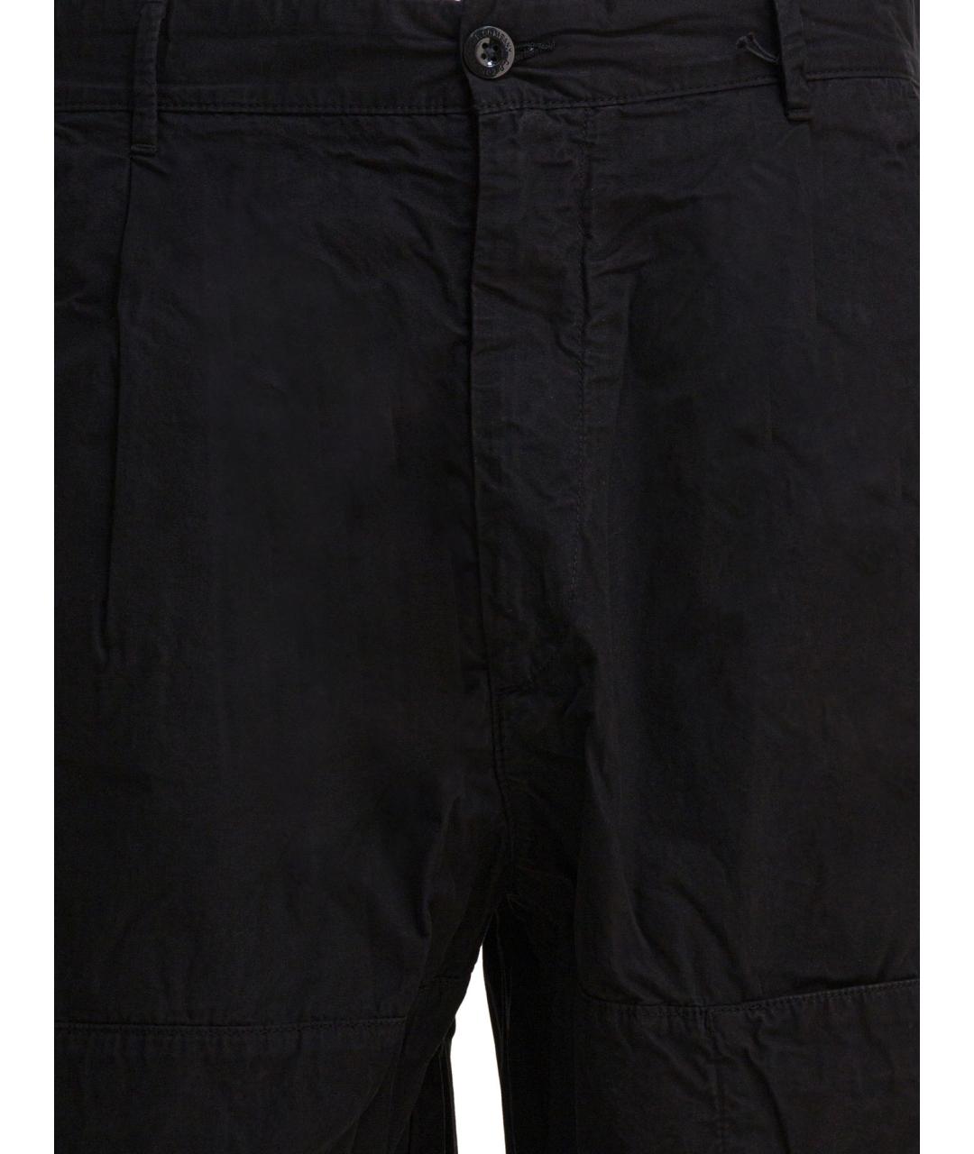 CP COMPANY Черные хлопковые повседневные брюки, фото 3