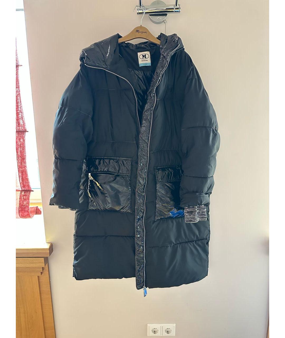 M MISSONI Черный полиэстеровый пуховик, фото 2