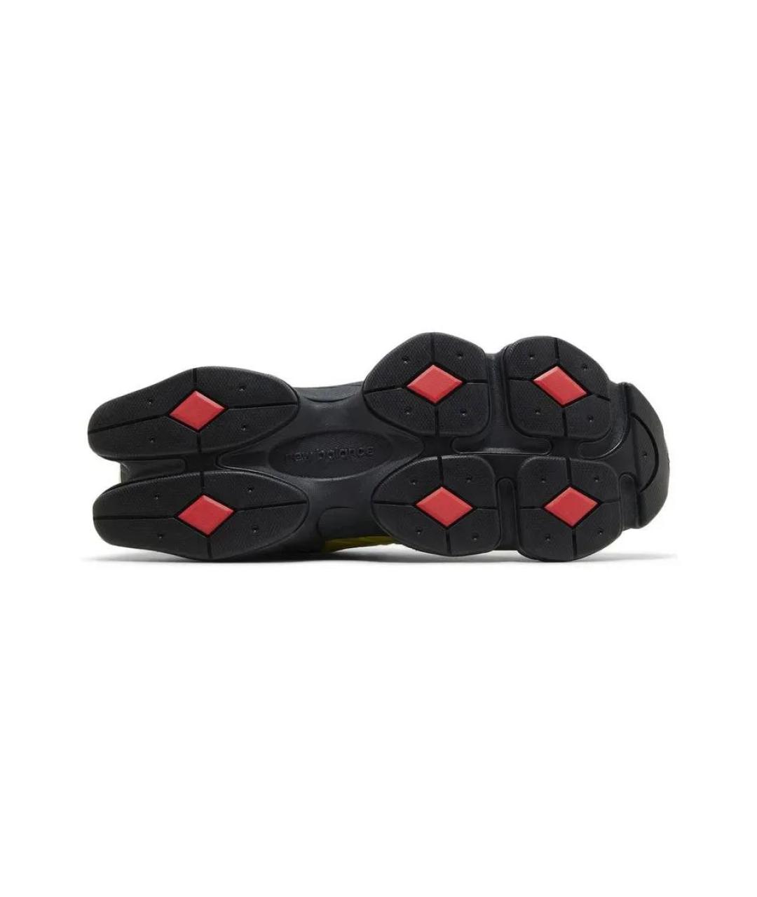 NEW BALANCE Салатовые кожаные кроссовки, фото 4