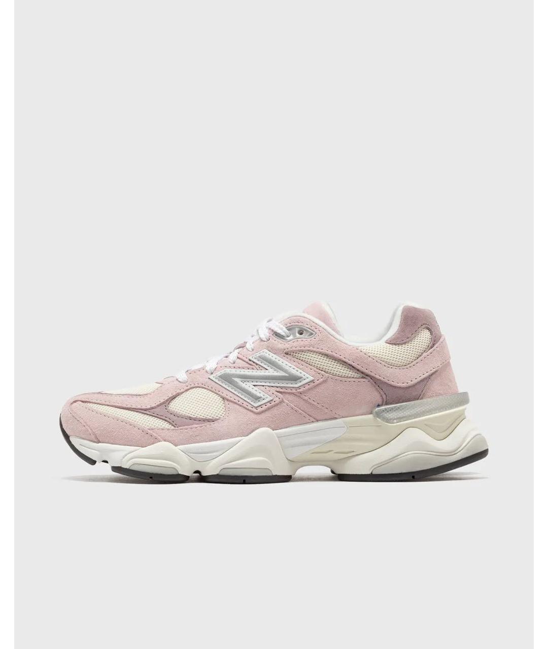 NEW BALANCE Розовые замшевые низкие кроссовки / кеды, фото 2