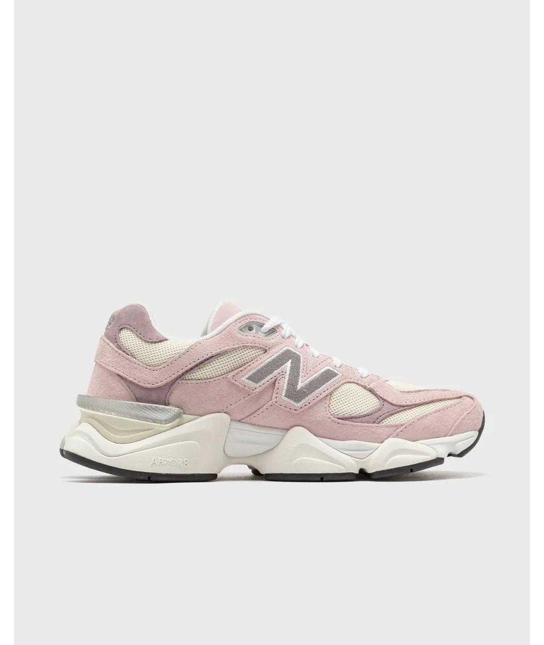 NEW BALANCE Розовые замшевые низкие кроссовки / кеды, фото 5