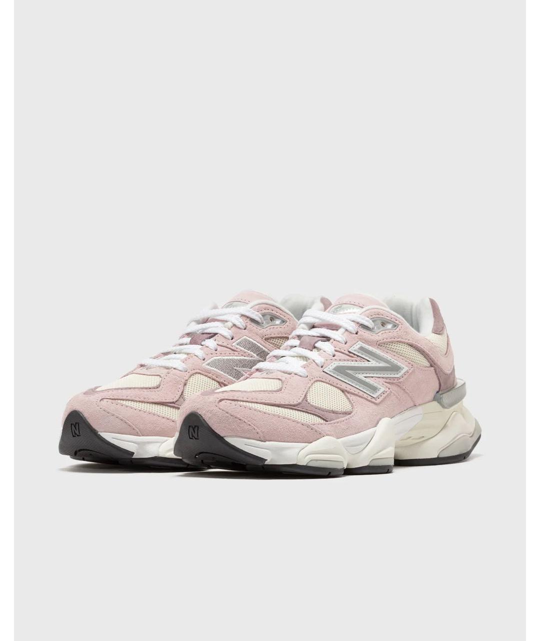 NEW BALANCE Розовые замшевые низкие кроссовки / кеды, фото 3