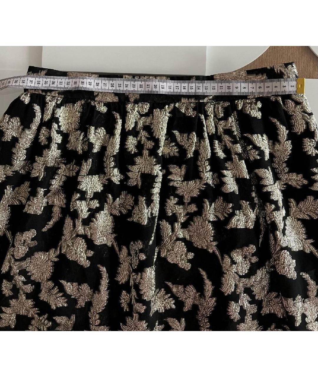 SAINT LAURENT Оранжевая шелковая юбка миди, фото 5