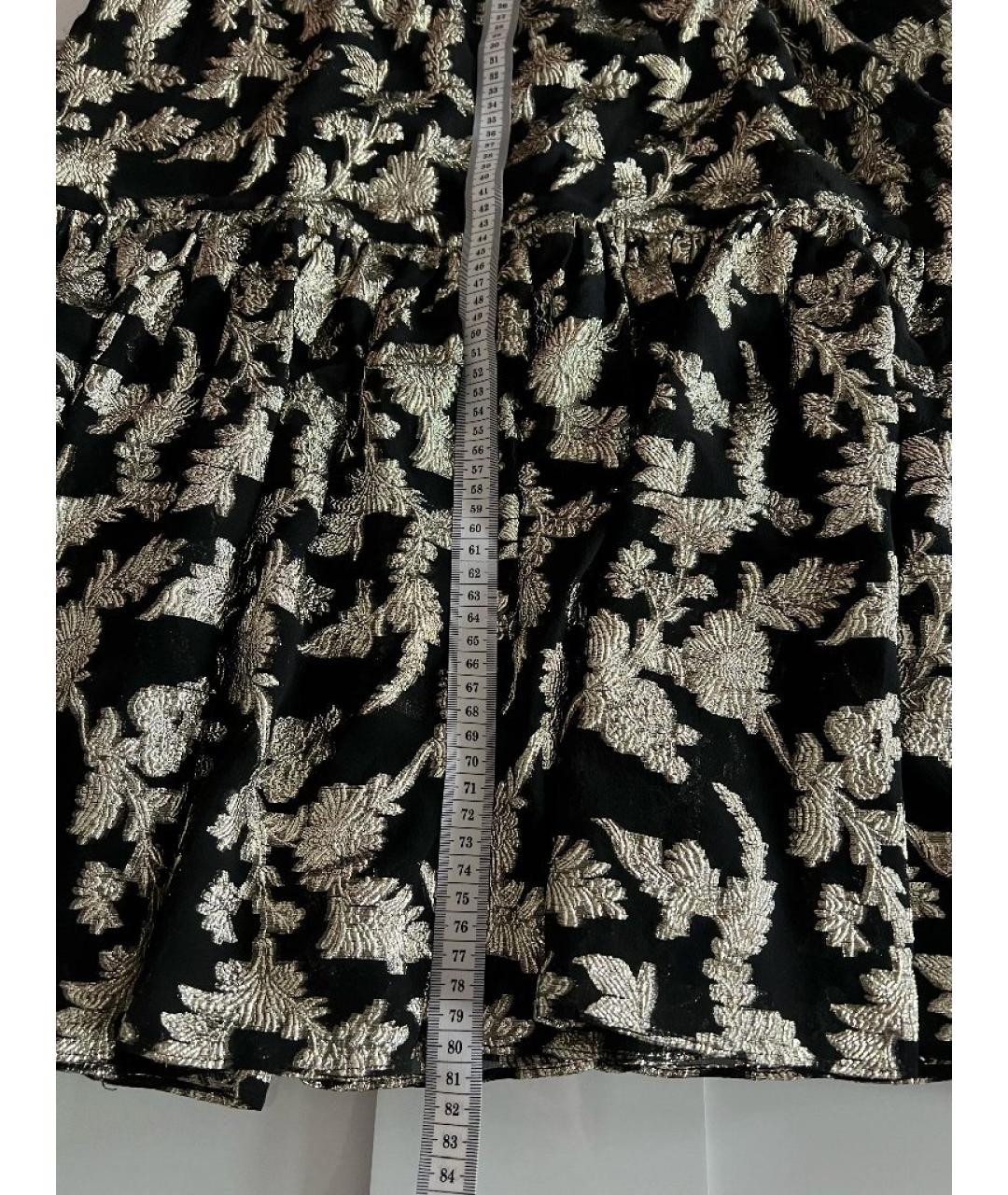 SAINT LAURENT Оранжевая шелковая юбка миди, фото 6