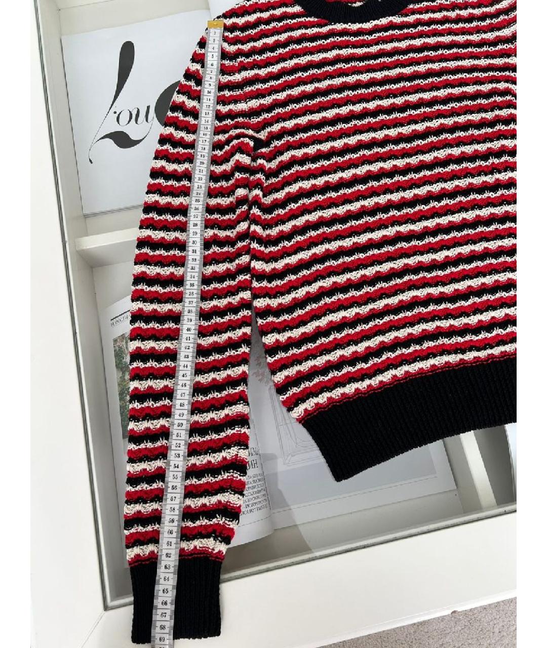 SAINT LAURENT Мульти хлопковый джемпер / свитер, фото 6