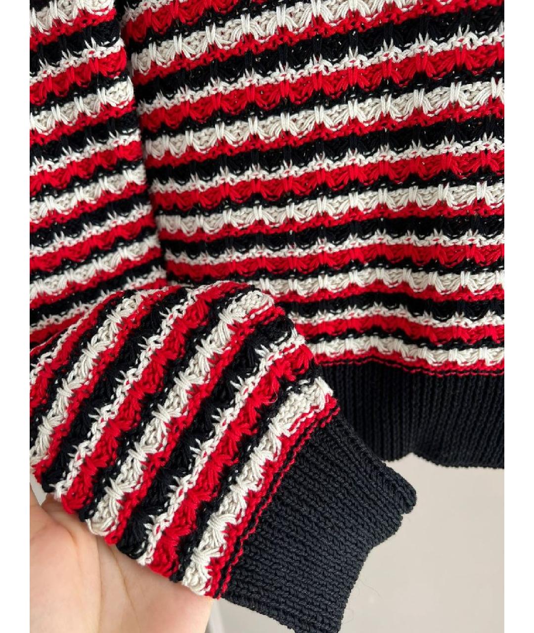 SAINT LAURENT Мульти хлопковый джемпер / свитер, фото 4