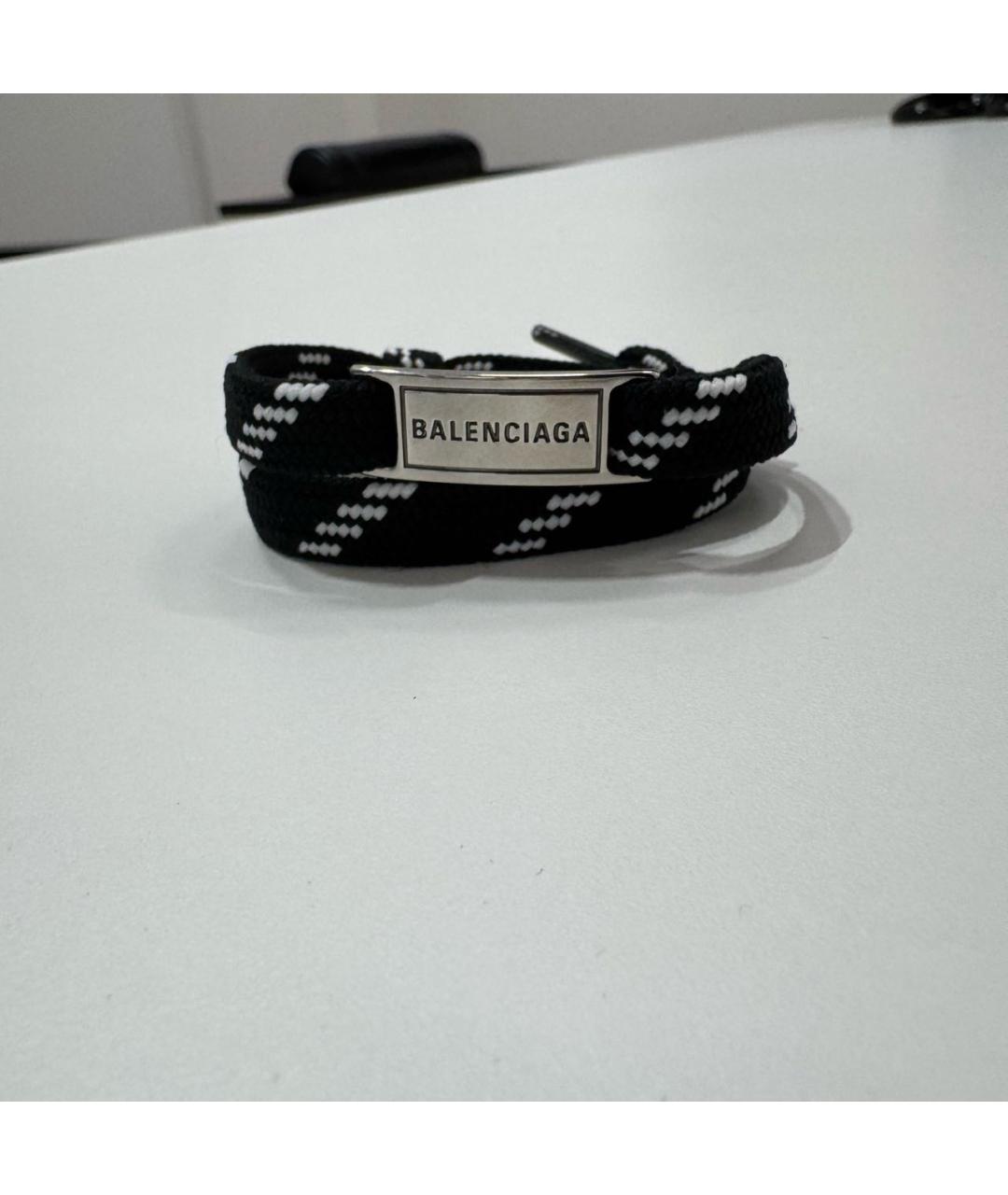 BALENCIAGA Черный браслет, фото 4