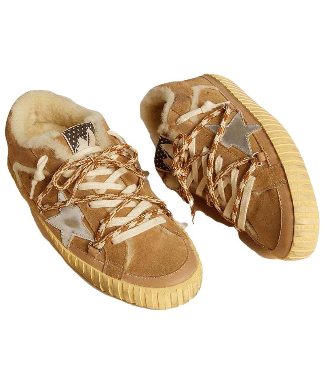 GOLDEN GOOSE DELUXE BRAND Бежевые кеды, фото 3