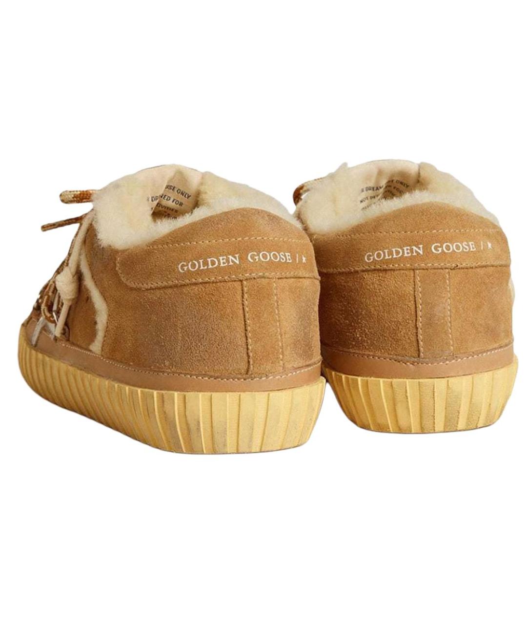 GOLDEN GOOSE DELUXE BRAND Бежевые кеды, фото 4