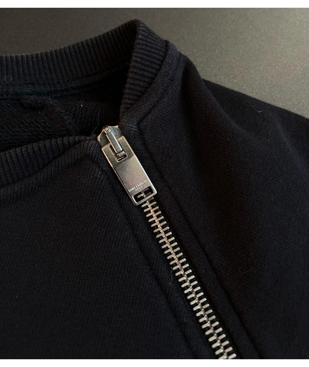 SAINT LAURENT Черный вискозный джемпер / свитер, фото 8