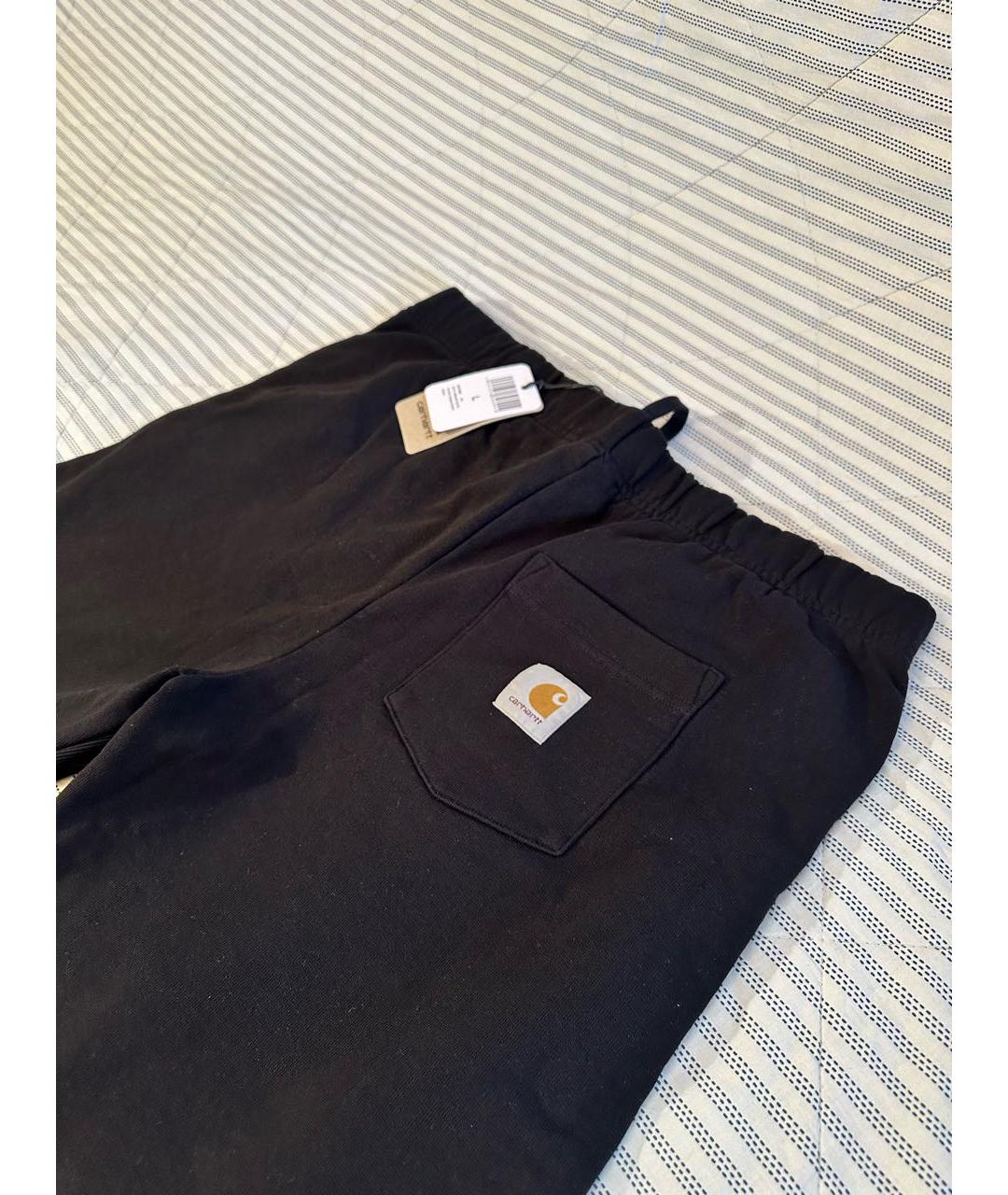 CARHARTT WIP Черные хлопковые шорты, фото 3