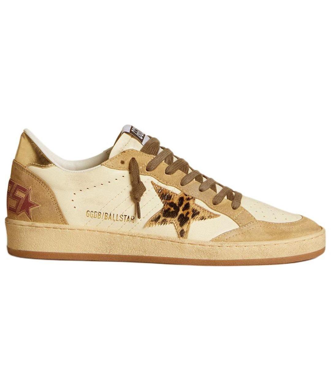 GOLDEN GOOSE DELUXE BRAND Золотые кеды, фото 1