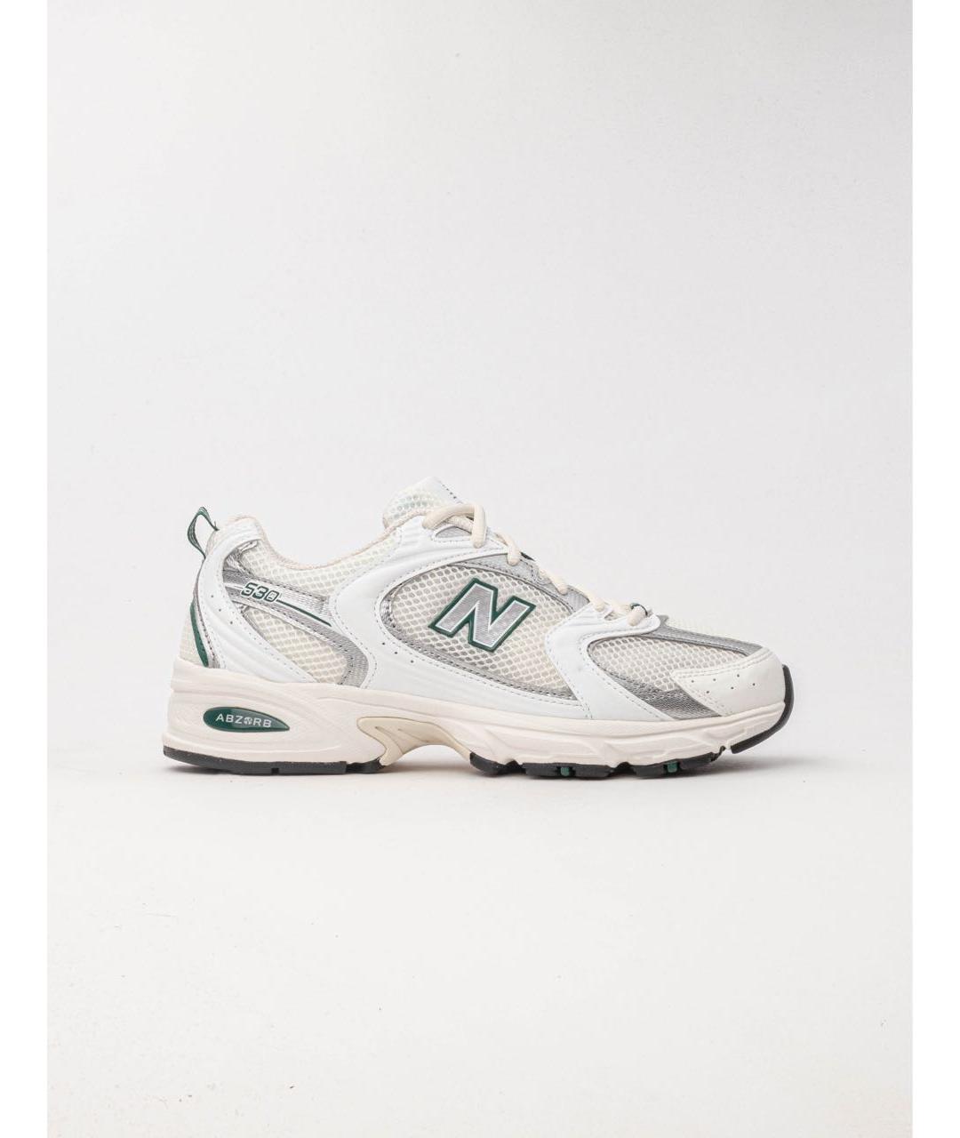 NEW BALANCE Бежевые синтетические низкие кроссовки / кеды, фото 8