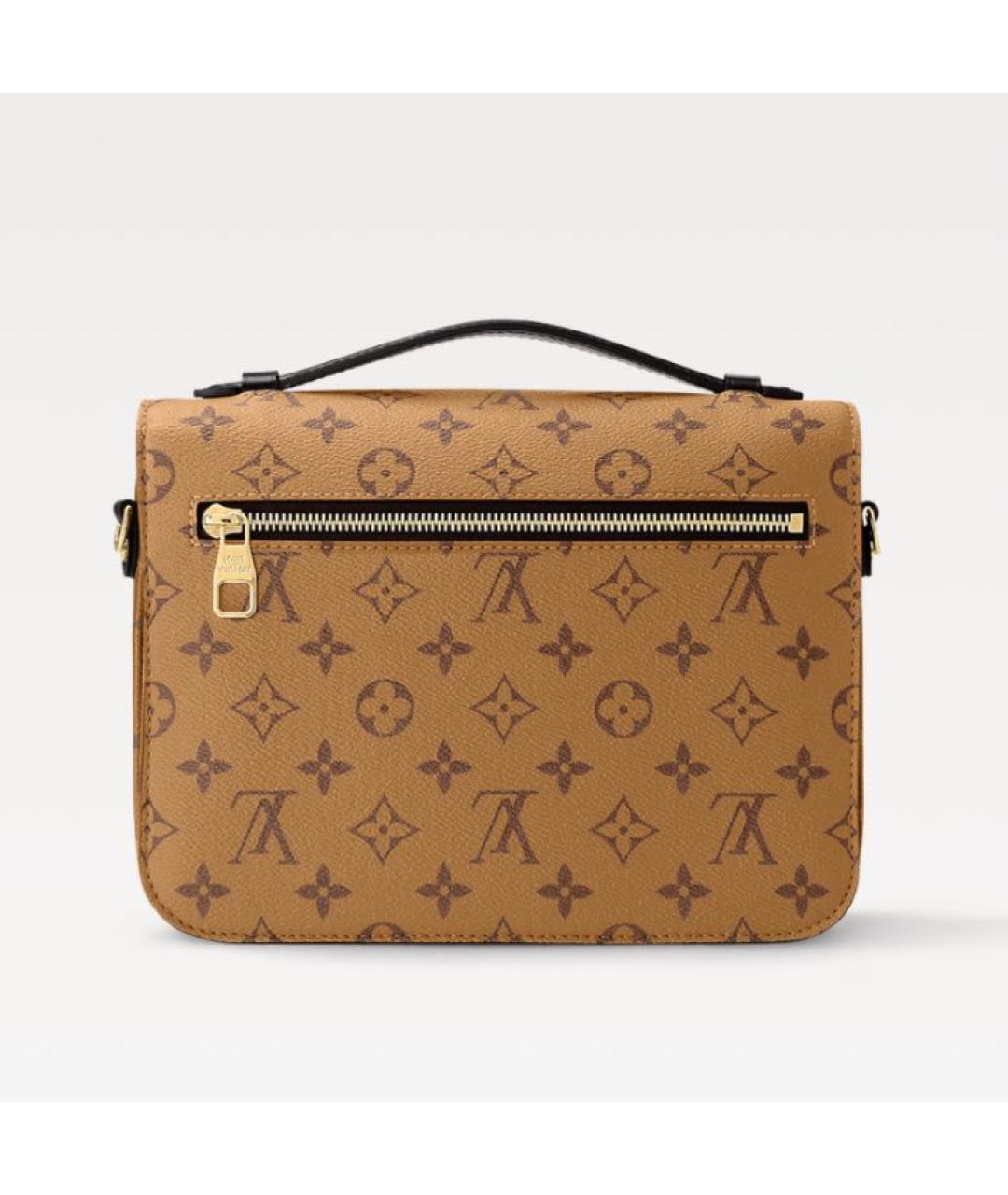 LOUIS VUITTON Коричневая сумка с короткими ручками, фото 2