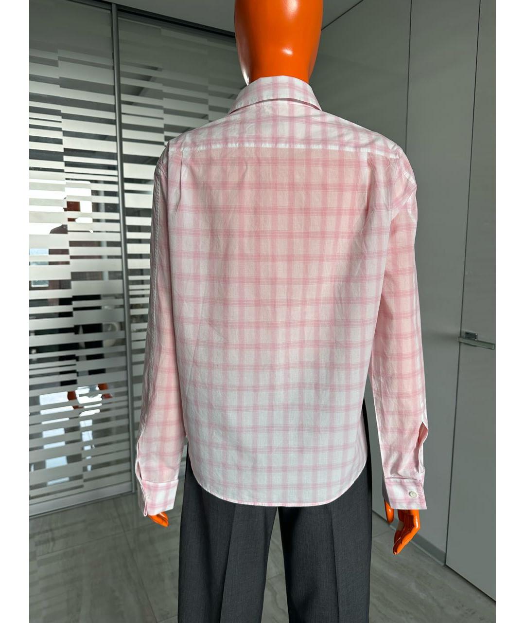 LOEWE Розовая хлопковая рубашка, фото 2