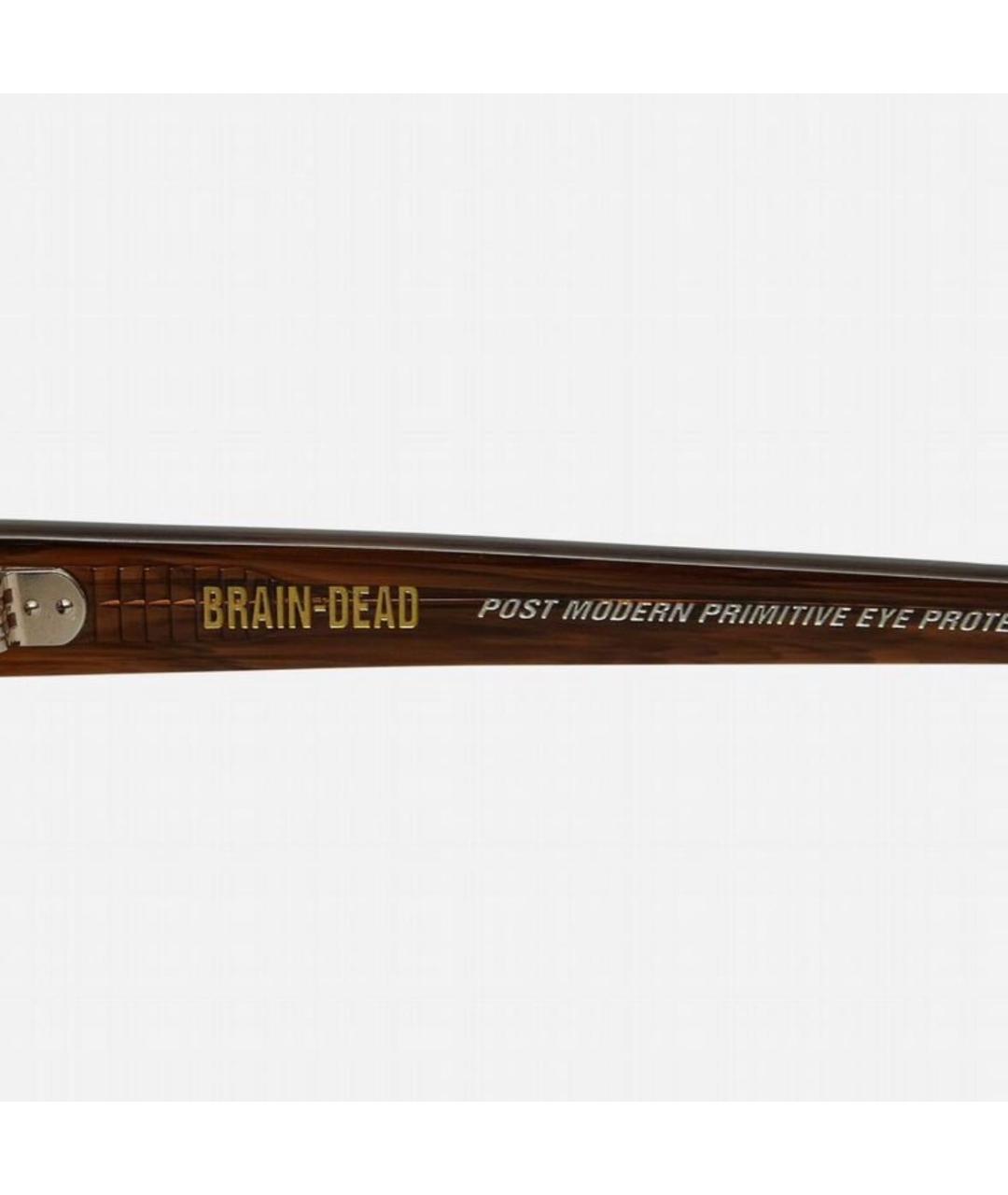 Brain Dead Коричневые солнцезащитные очки, фото 6