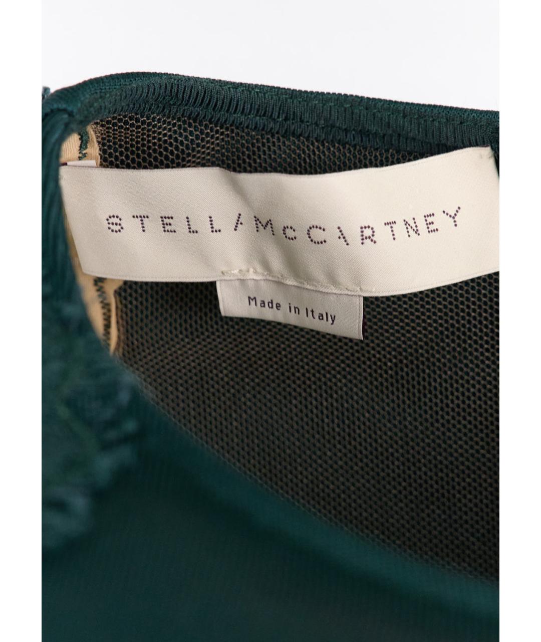 STELLA MCCARTNEY Зеленые вискозное повседневное платье, фото 3