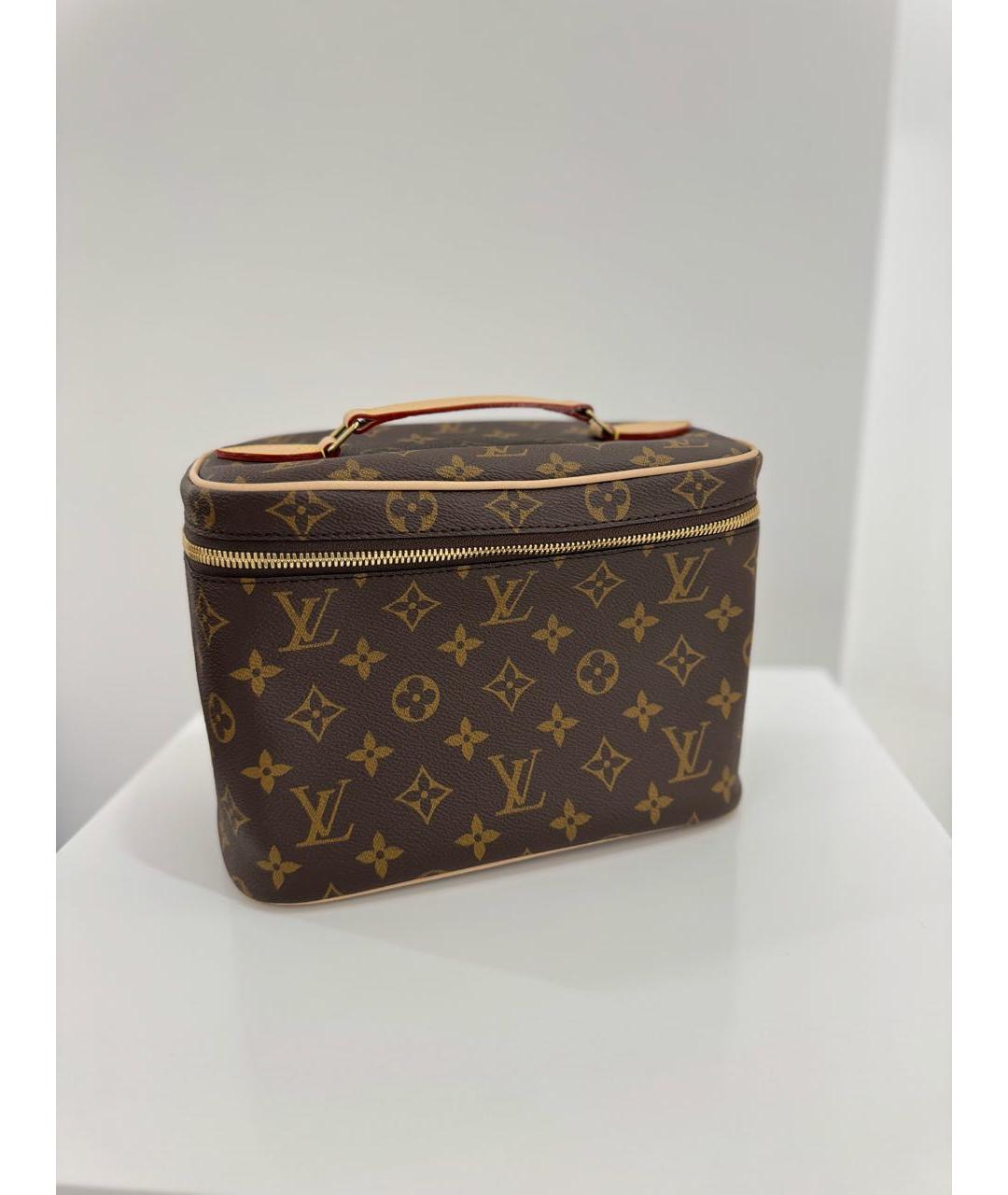 LOUIS VUITTON Коричневая косметичка, фото 2