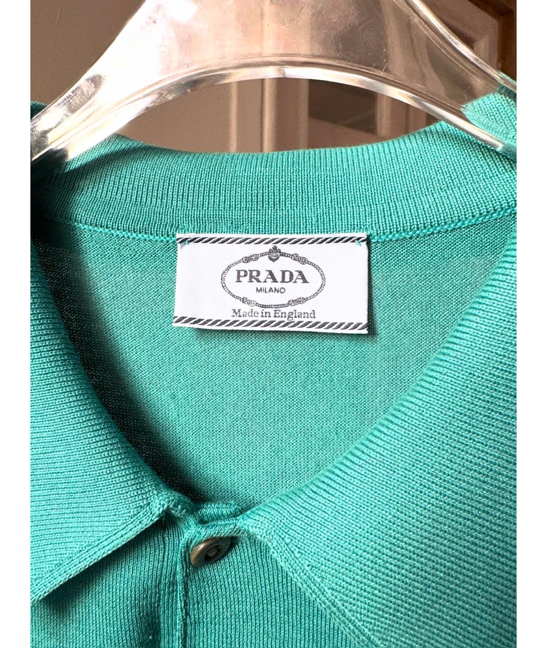 PRADA Голубая футболка, фото 5