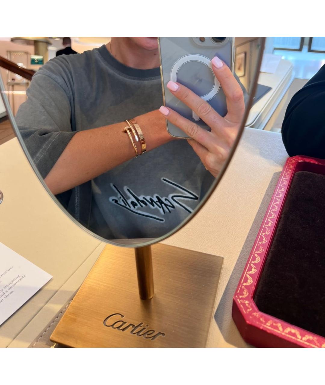 CARTIER Золотой браслет из розового золота, фото 4