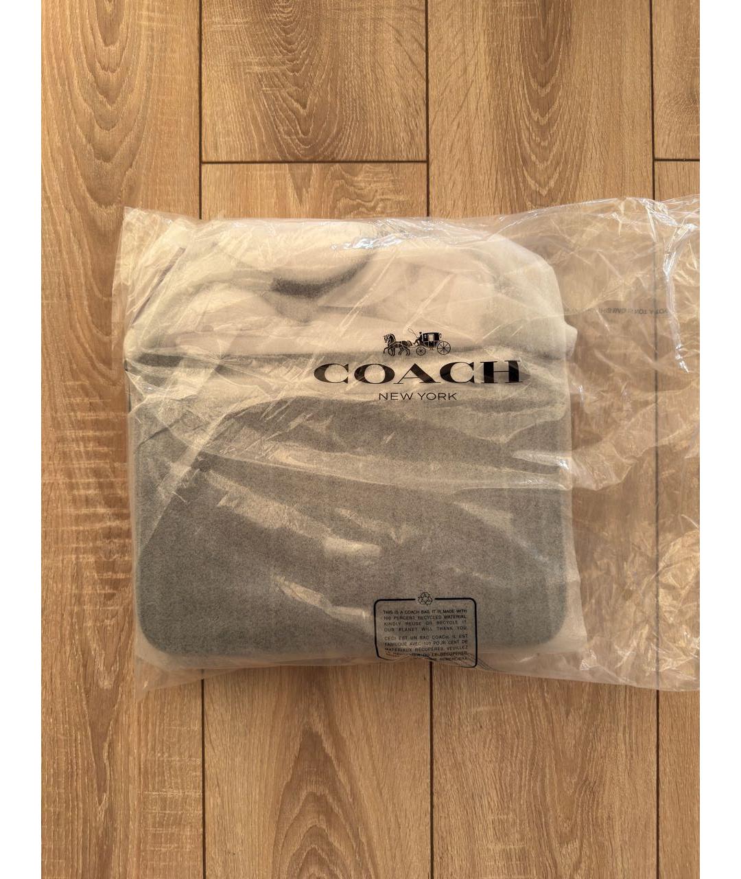 COACH Черная сумка на плечо, фото 6