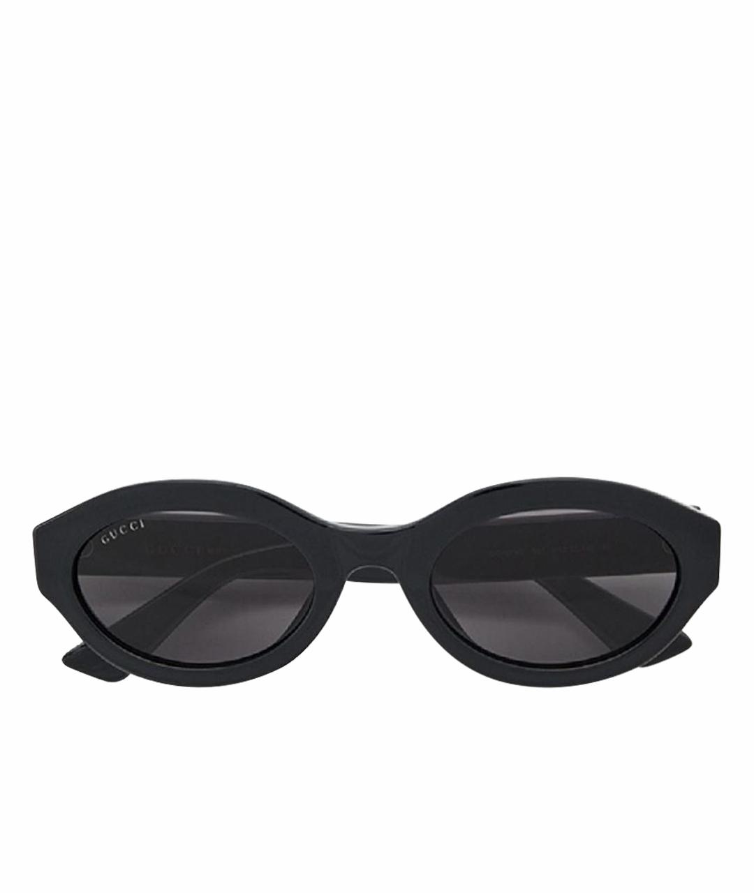 GUCCI Черные пластиковые солнцезащитные очки, фото 1