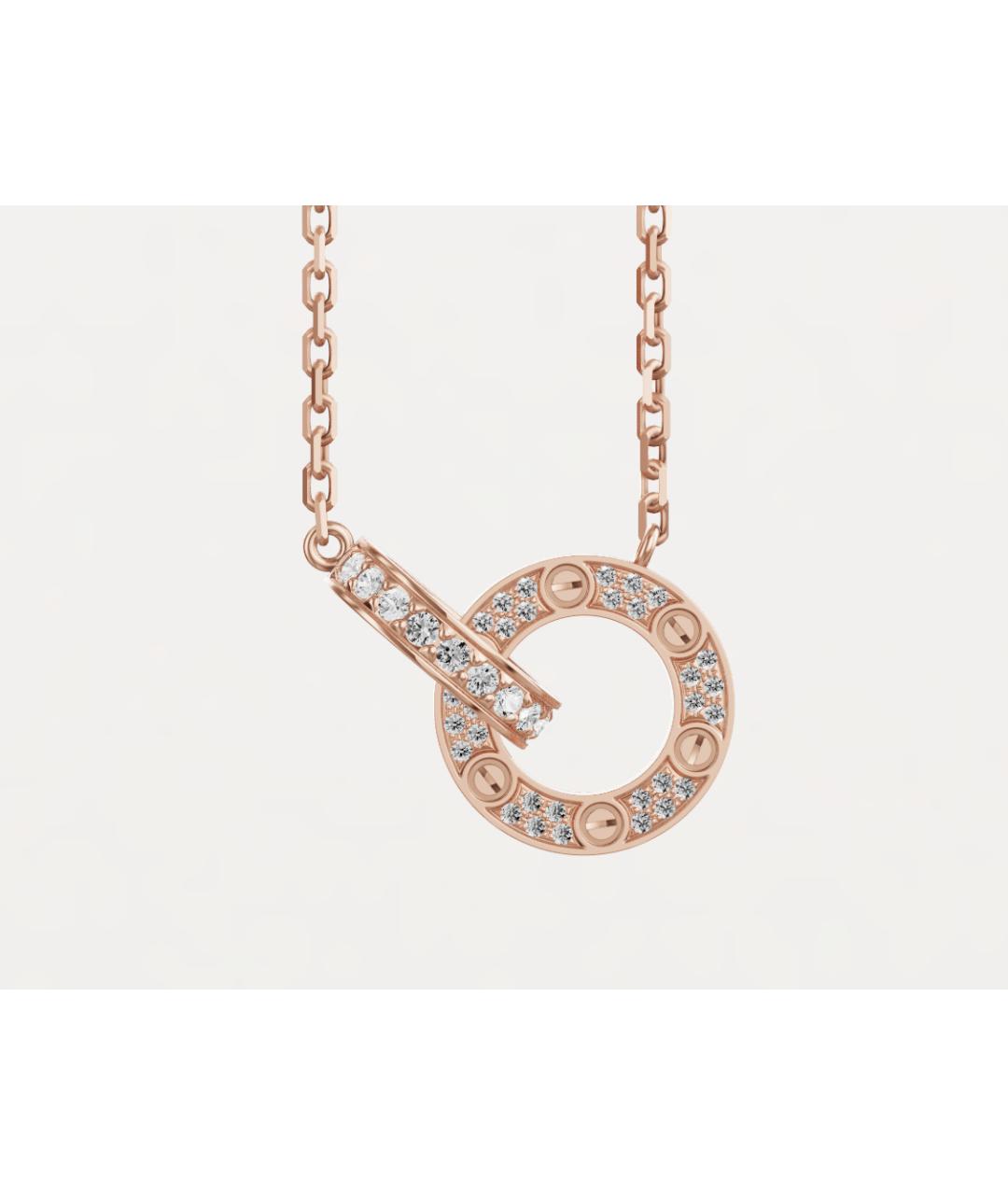 CARTIER Золотая подвеска из розового золота, фото 8