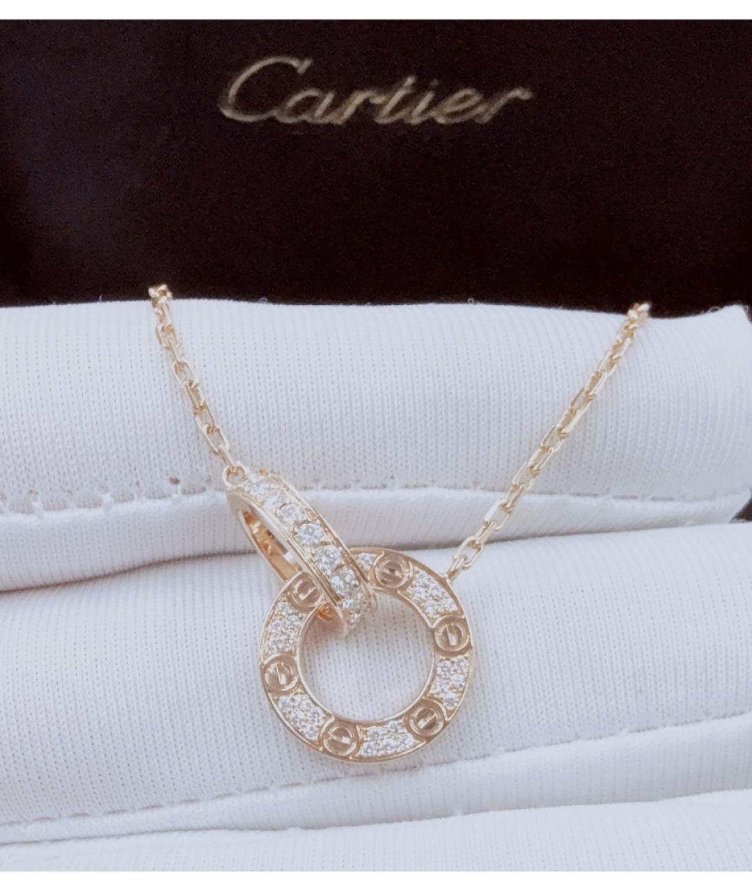 CARTIER Золотая подвеска из розового золота, фото 5