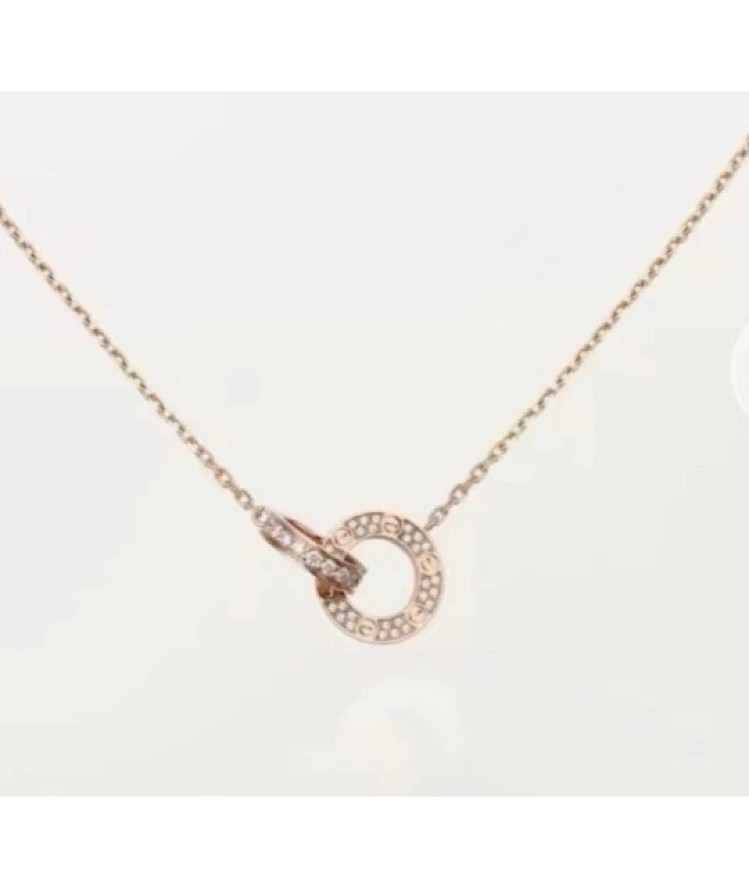 CARTIER Золотая подвеска из розового золота, фото 2