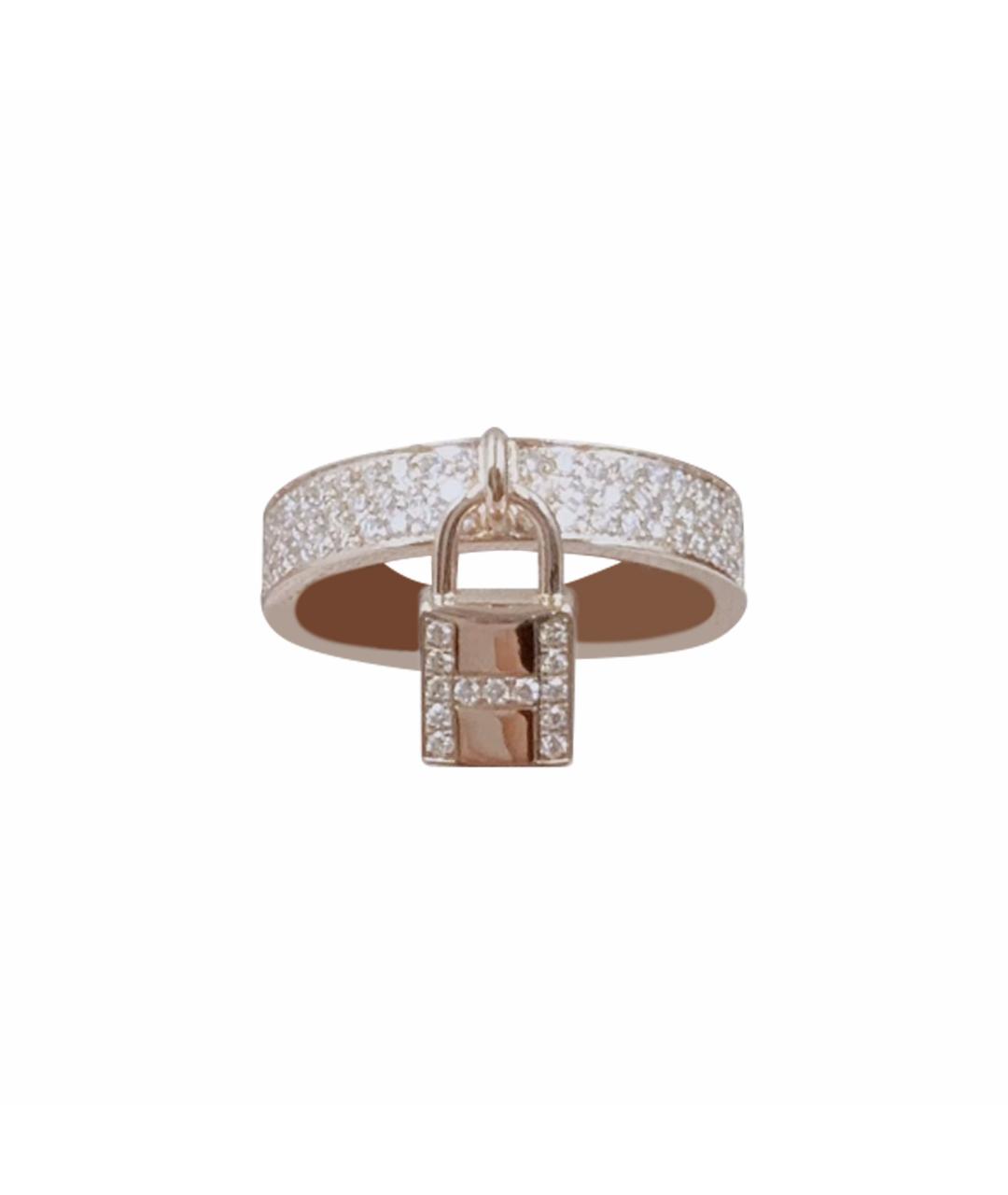 HERMES Розовое кольцо из розового золота, фото 1