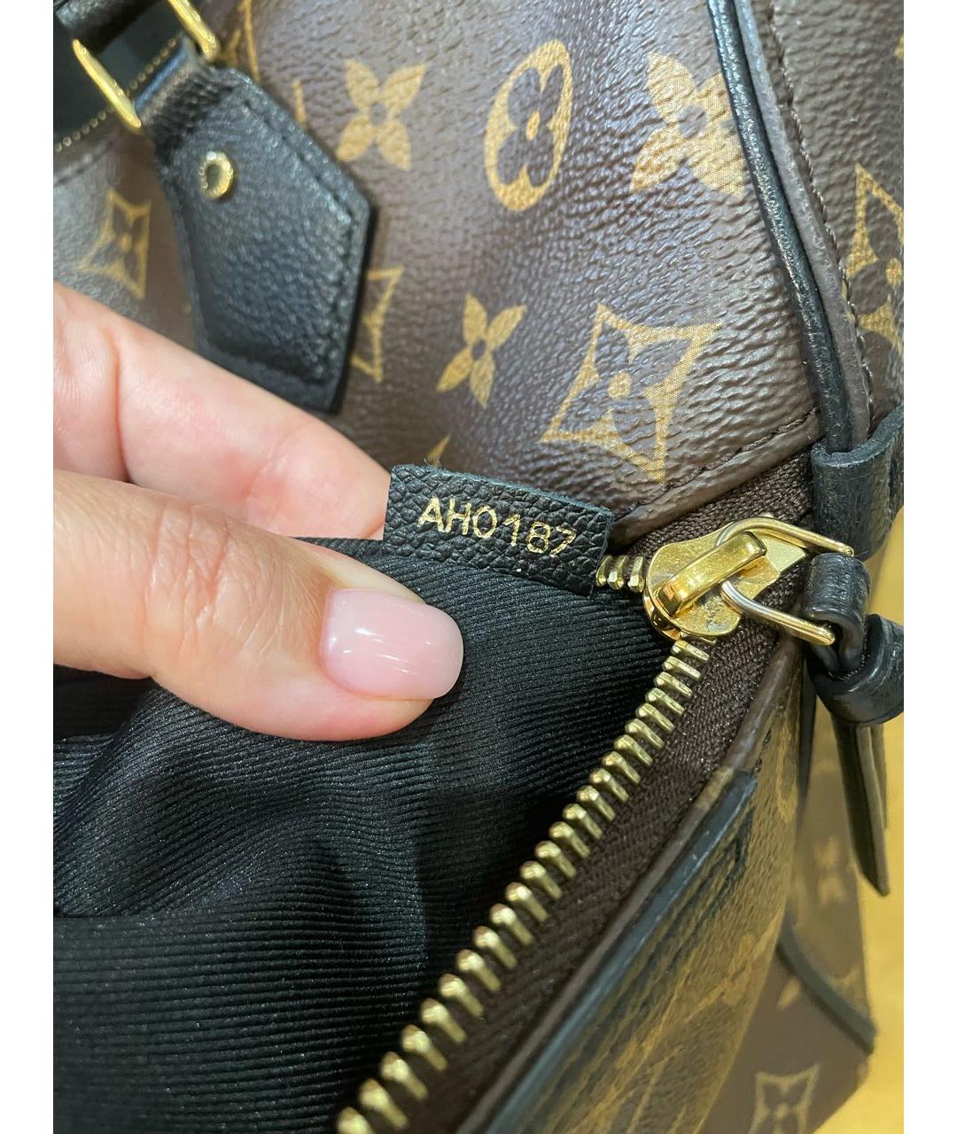 LOUIS VUITTON Коричневая сумка тоут из искусственной кожи, фото 5