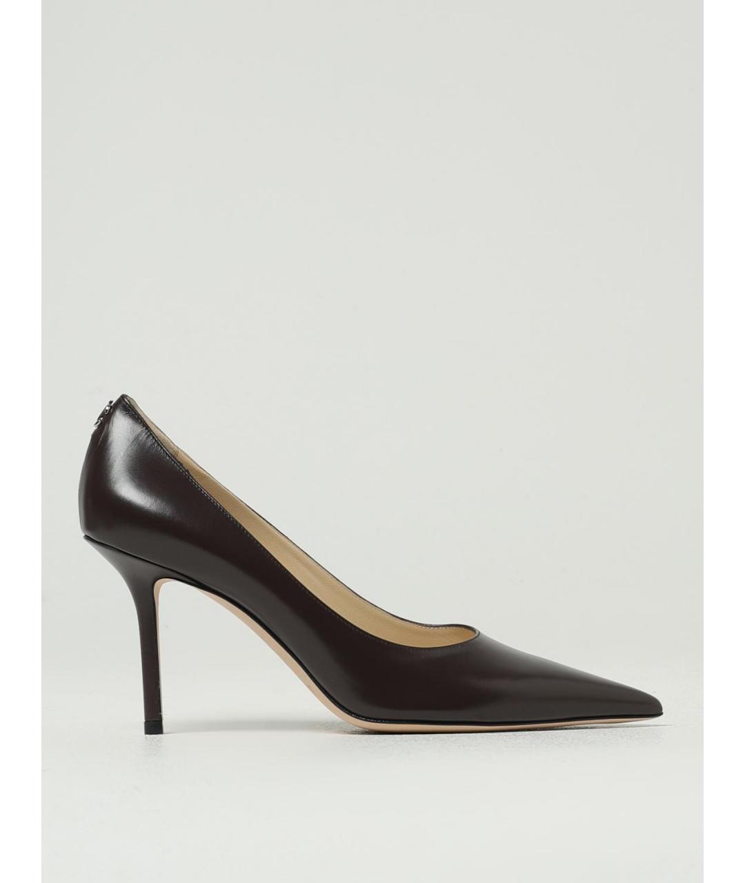 JIMMY CHOO Коричневые кожаные туфли, фото 4