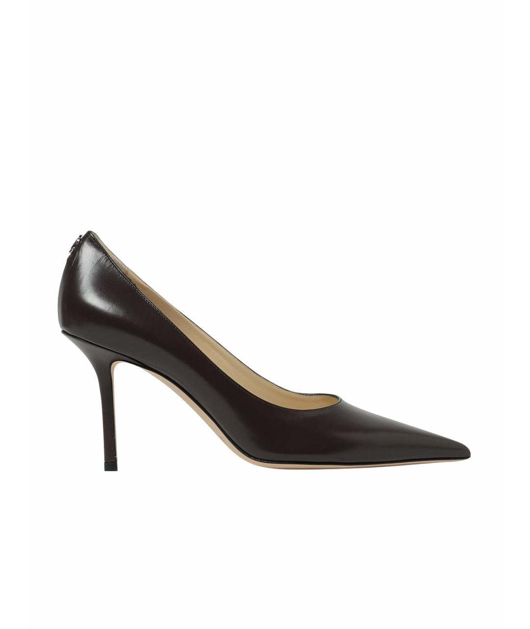 JIMMY CHOO Коричневые кожаные туфли, фото 1