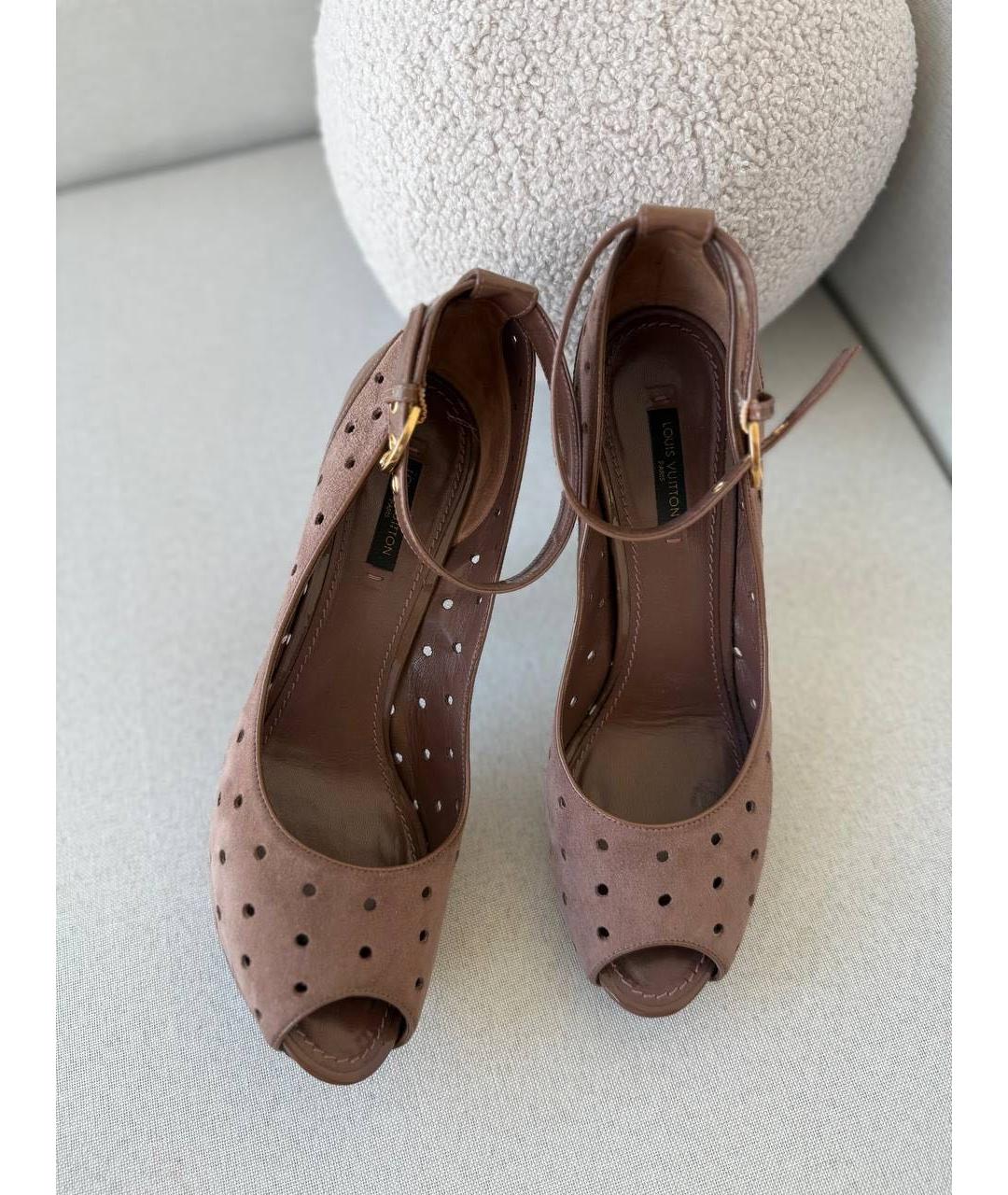 LOUIS VUITTON Коричневые туфли, фото 2