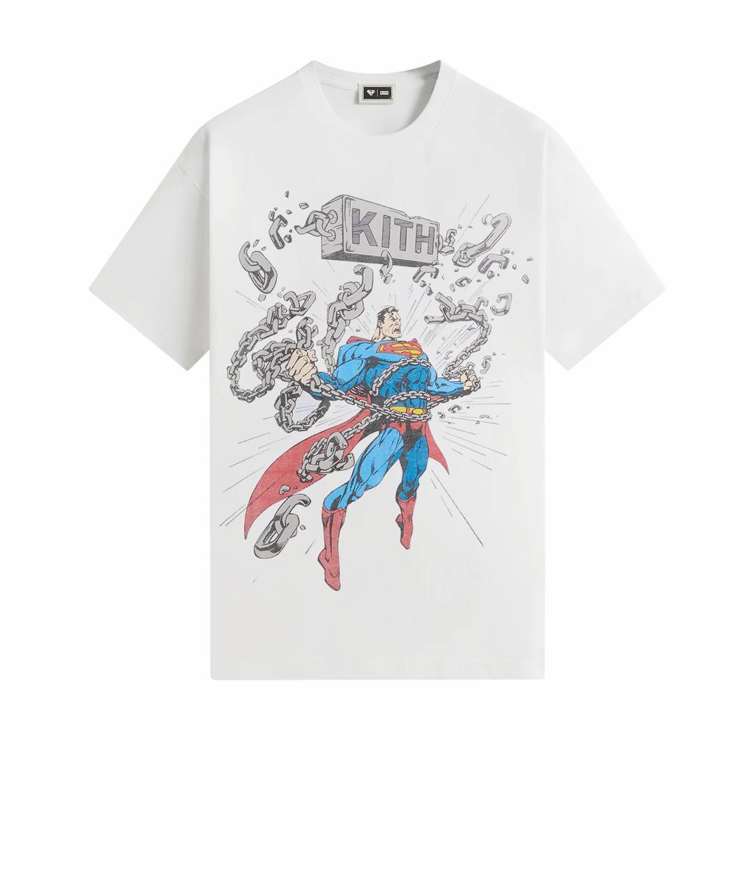 KITH Белая хлопковая футболка, фото 1