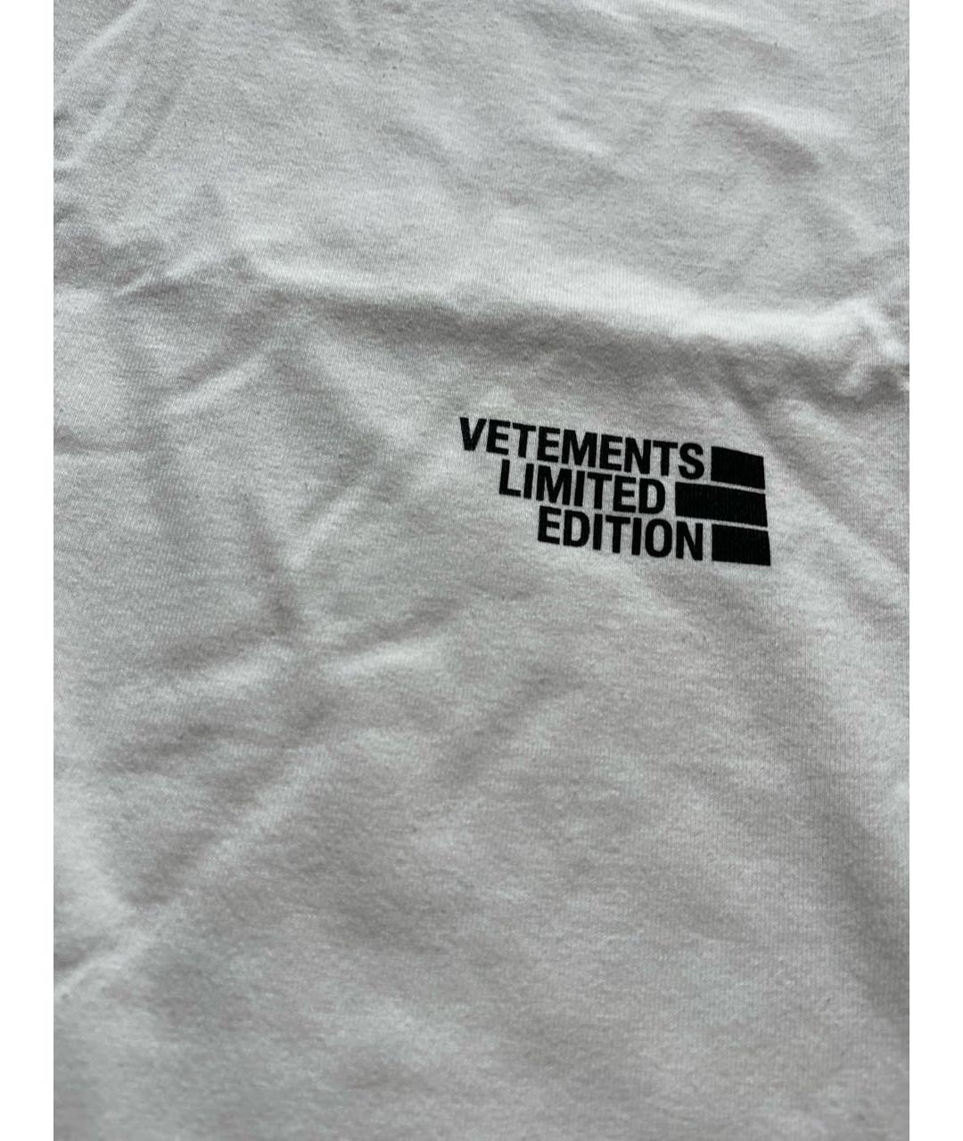 VETEMENTS Хлопковая футболка, фото 3
