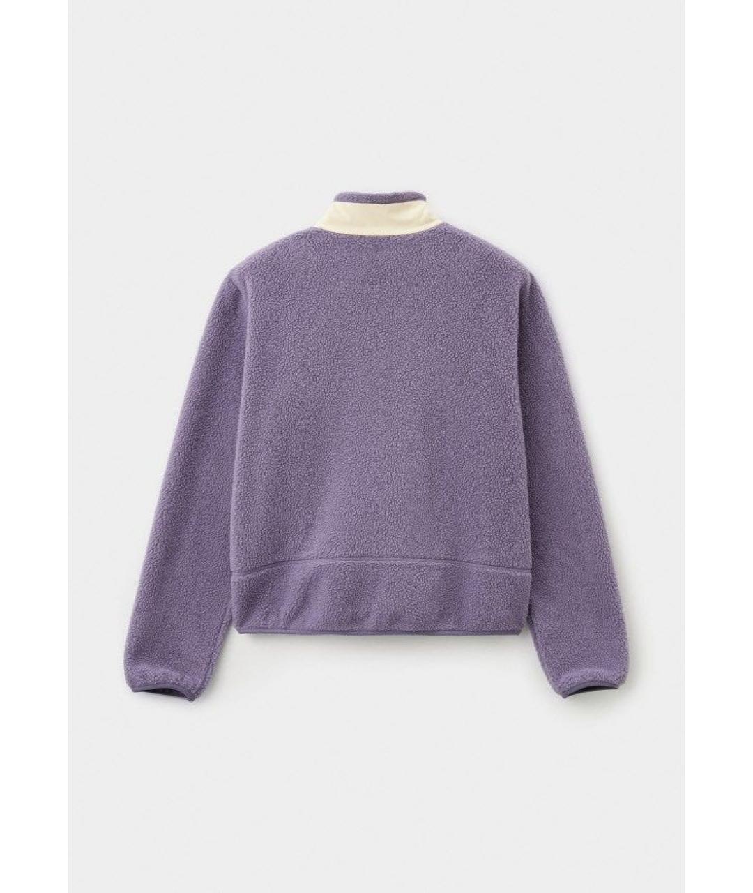 SPORTY AND RICH Фиолетовая полиэстеровая спортивная куртка, фото 2