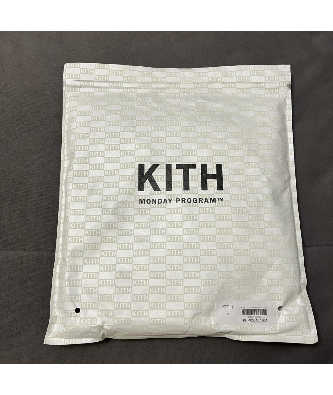 KITH Черная хлопковая футболка, фото 7