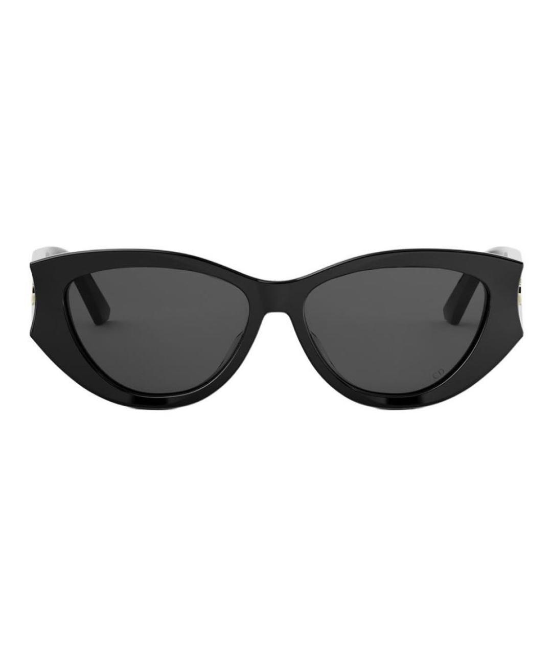 CHRISTIAN DIOR Черные пластиковые солнцезащитные очки, фото 2