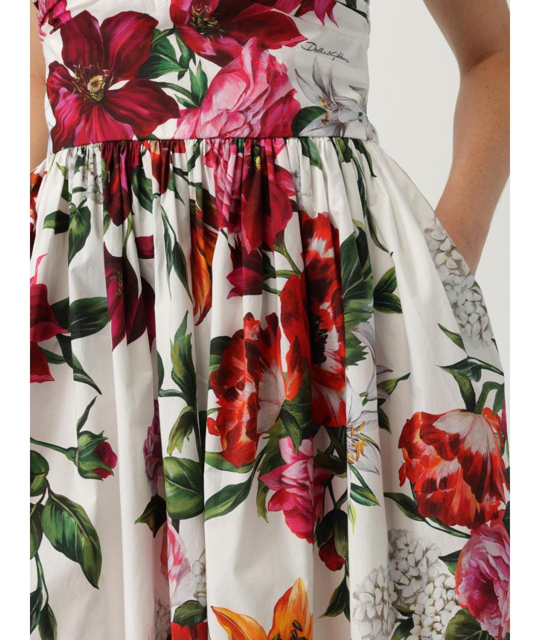 DOLCE&GABBANA Мульти хлопковый сарафан, фото 6