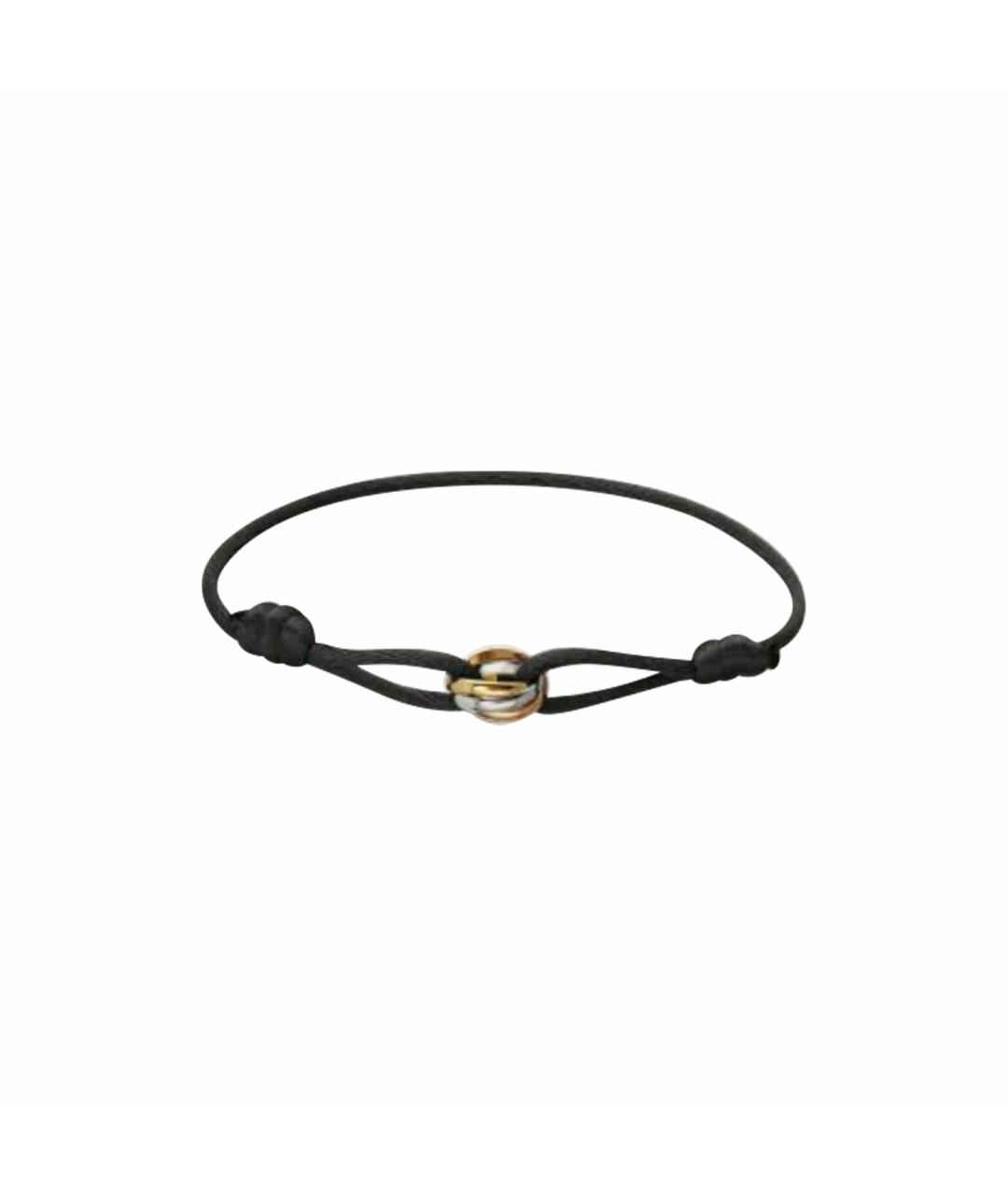 CARTIER Черный браслет из желтого золота, фото 1