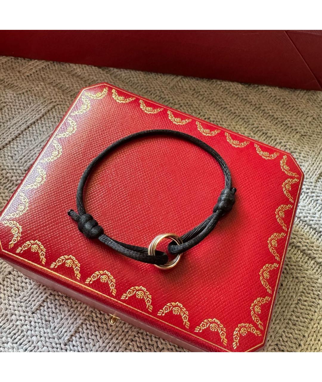 CARTIER Черный браслет из желтого золота, фото 8