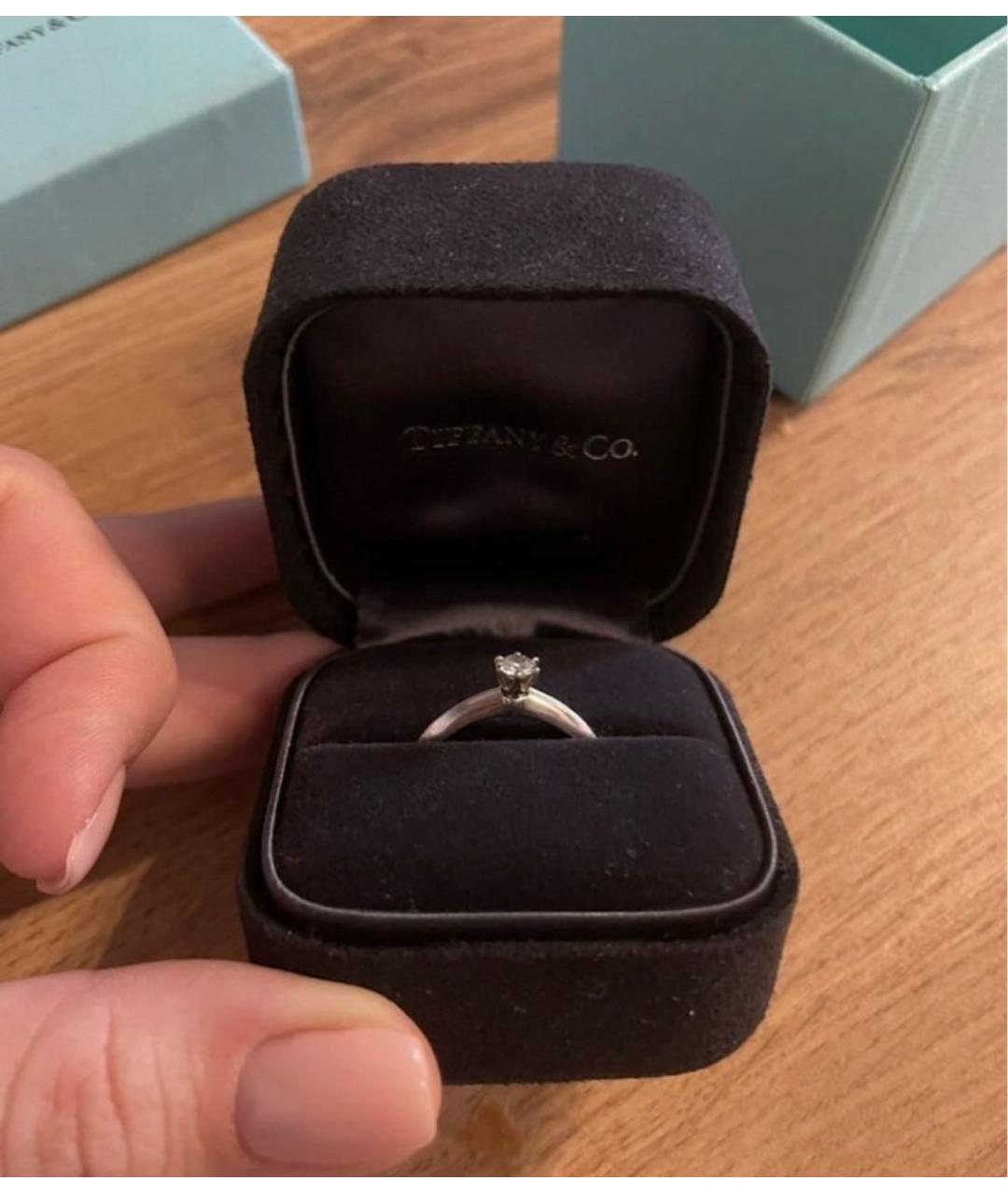 TIFFANY&CO Платиновое кольцо, фото 3